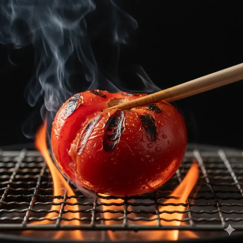 Grilled Perfection In Dark Light