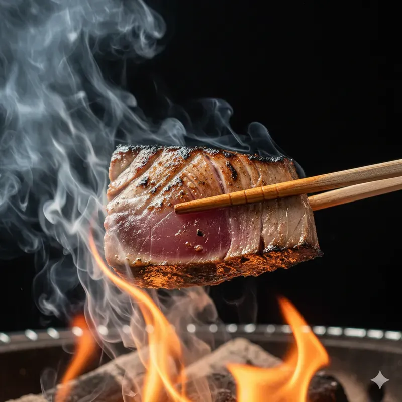 Grilled Perfection In Dark Light