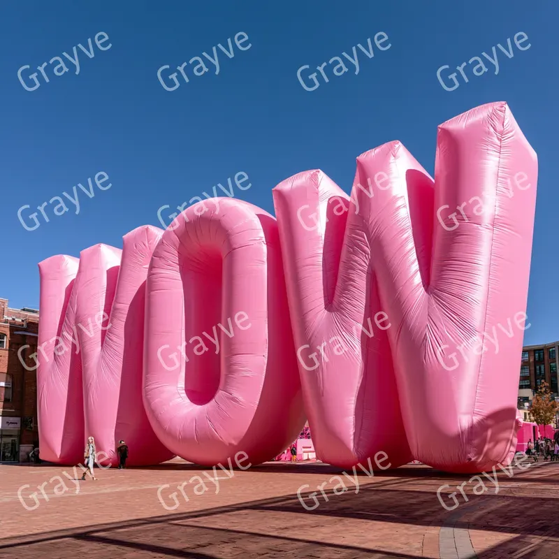 Giant Inflatable Typography