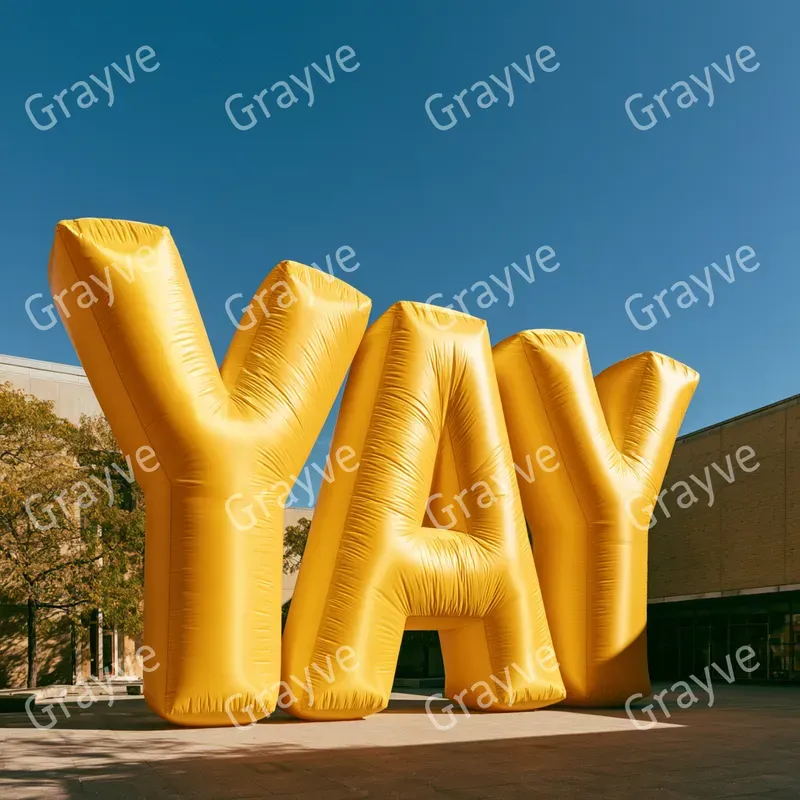 Giant Inflatable Typography