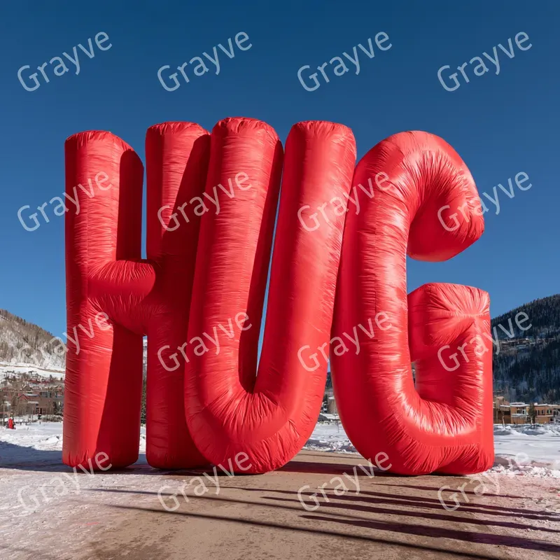 Giant Inflatable Typography