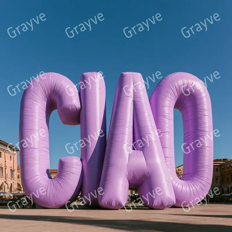Giant Inflatable Typography