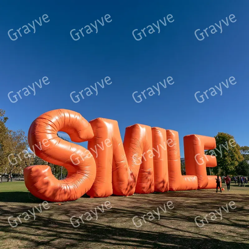 Giant Inflatable Typography