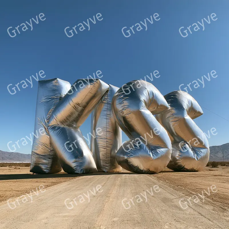 Giant Inflatable Typography