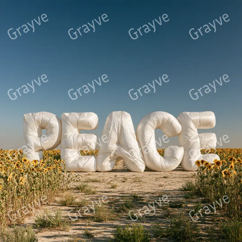 Giant Inflatable Typography