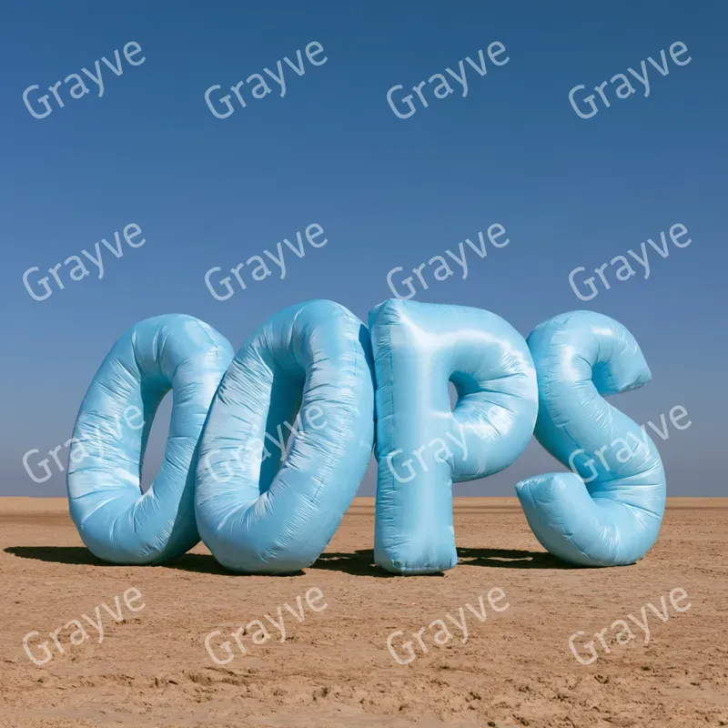 Giant Inflatable Typography