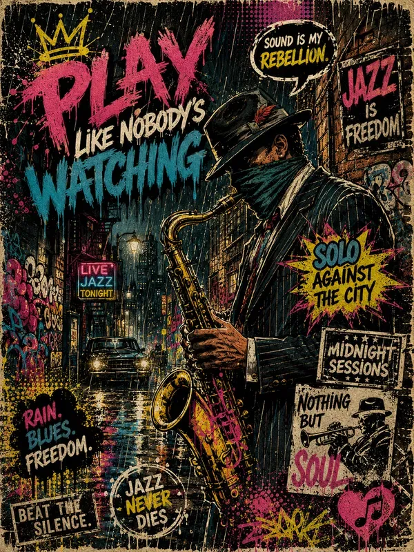 Retro Graffiti Popart Posters