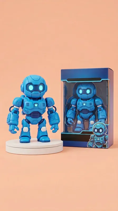 3D Pvc Toy Product Ad Mockups