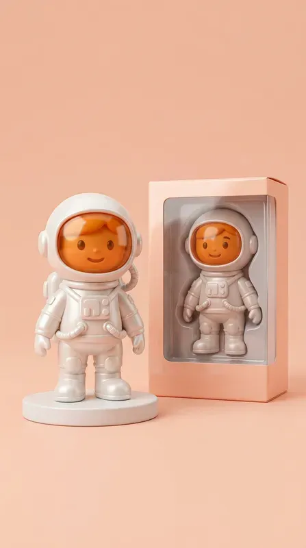3D Pvc Toy Product Ad Mockups