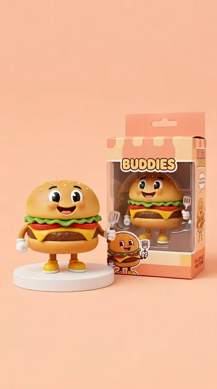 3D Pvc Toy Product Ad Mockups