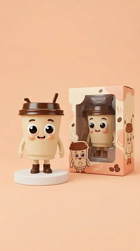 3D Pvc Toy Product Ad Mockups