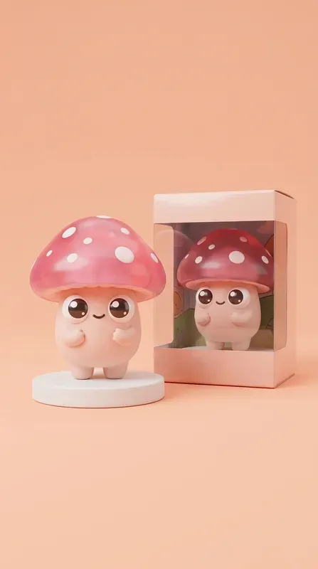 3D Pvc Toy Product Ad Mockups