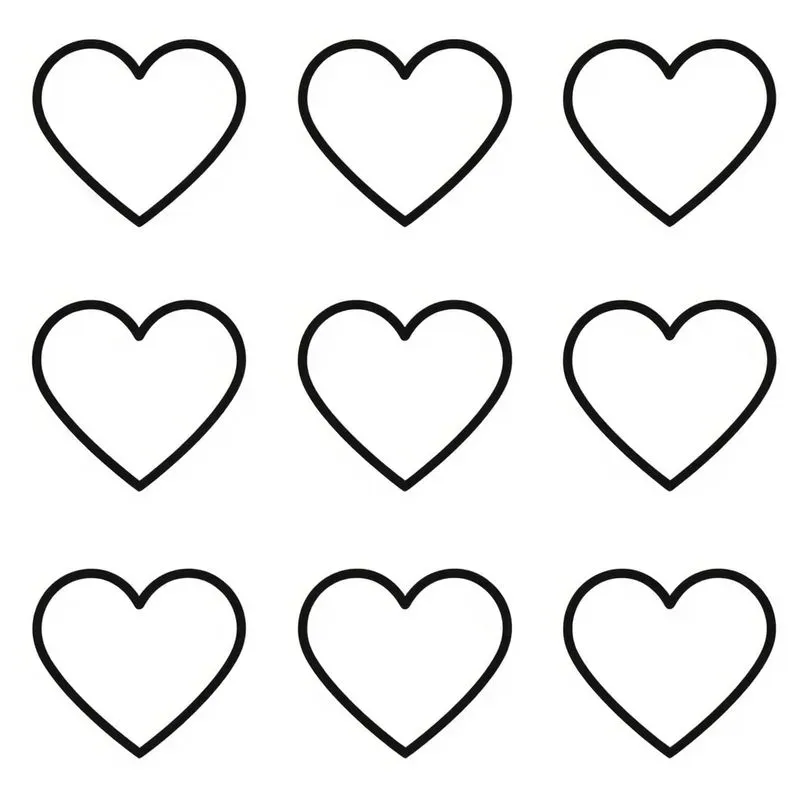 Kids Counting Shapes Worksheet Outlines