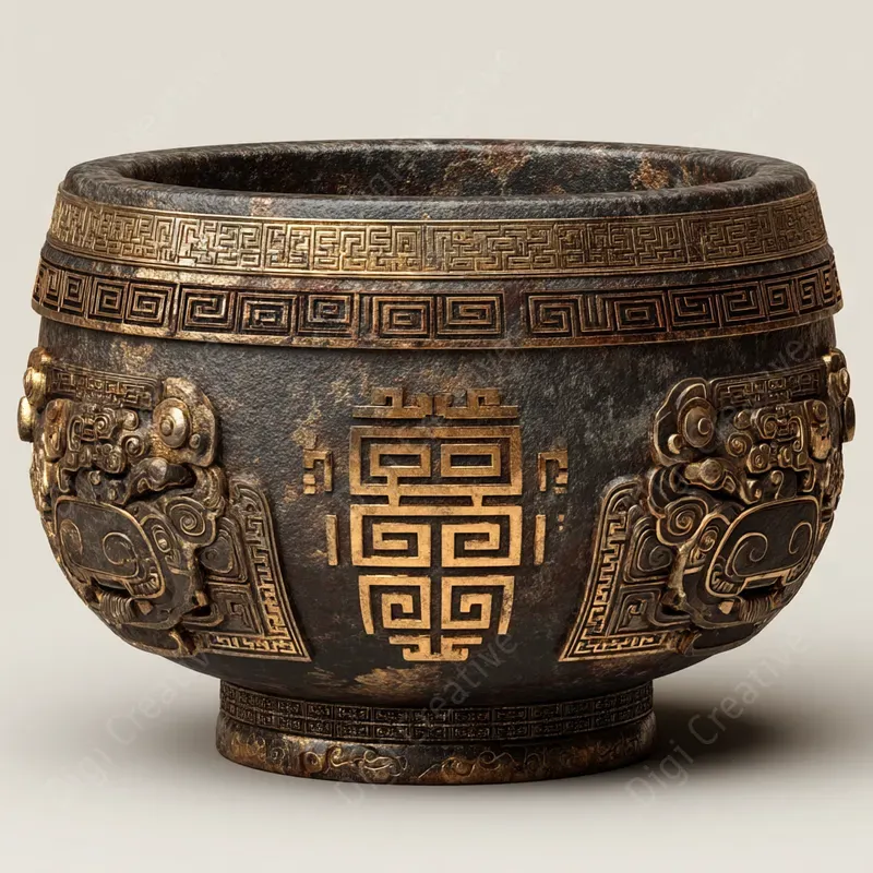 Realistic Ancient Premium Vase Icons