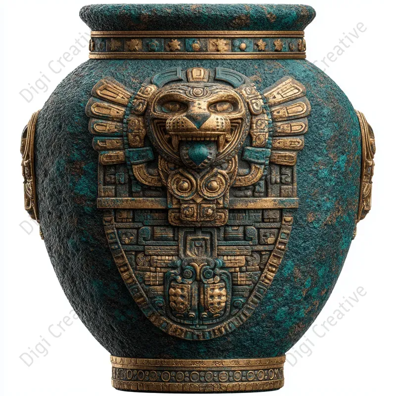 Realistic Ancient Premium Vase Icons