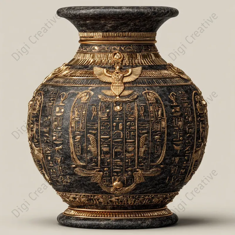 Realistic Ancient Premium Vase Icons