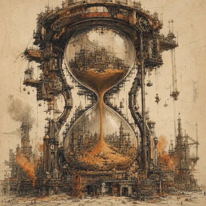 Surreal Architectural Megafusion Art