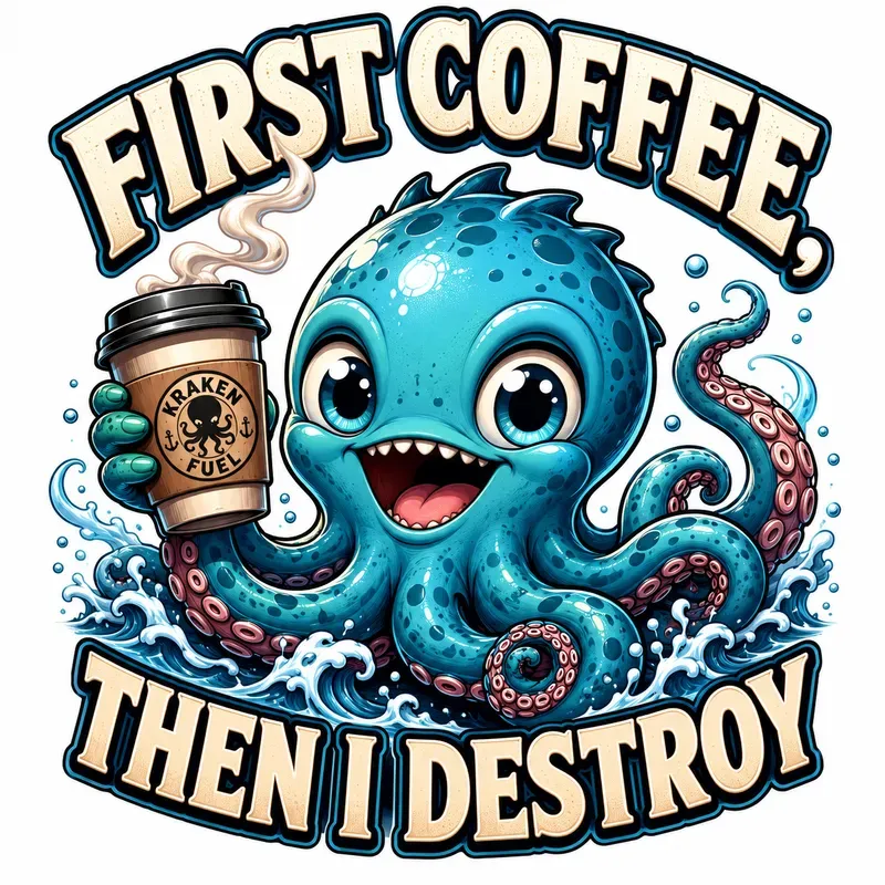 Coffee Mascot Tshirts