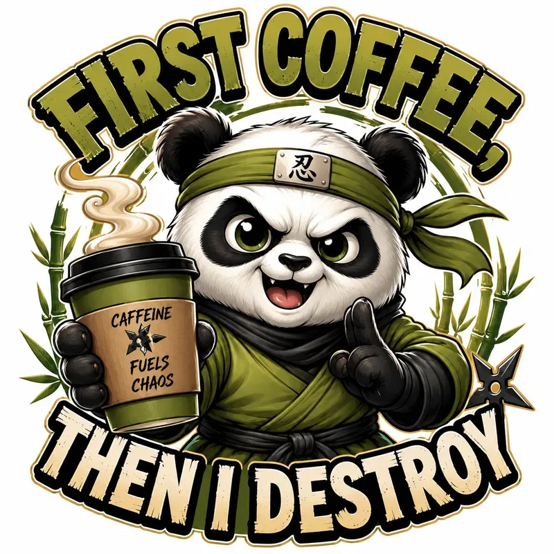 Coffee Mascot Tshirts