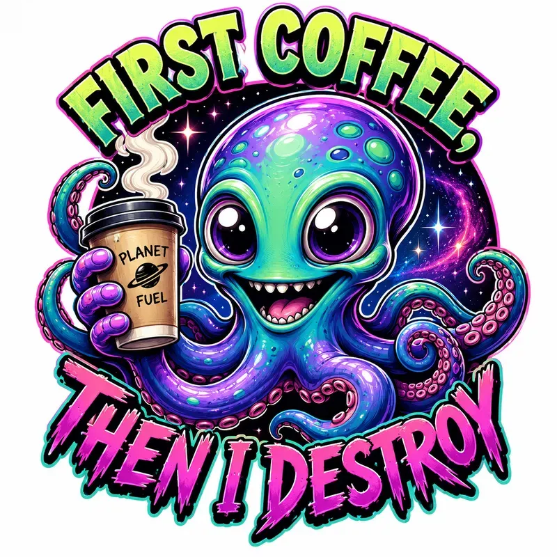 Coffee Mascot Tshirts
