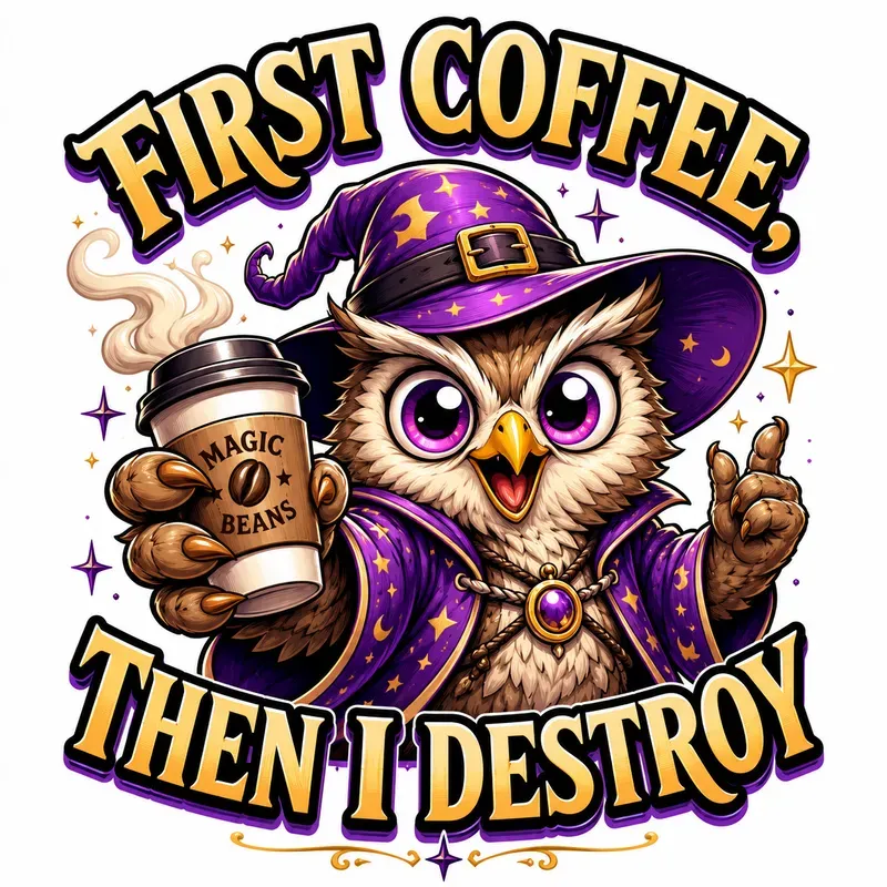 Coffee Mascot Tshirts