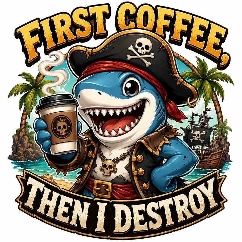 Coffee Mascot Tshirts