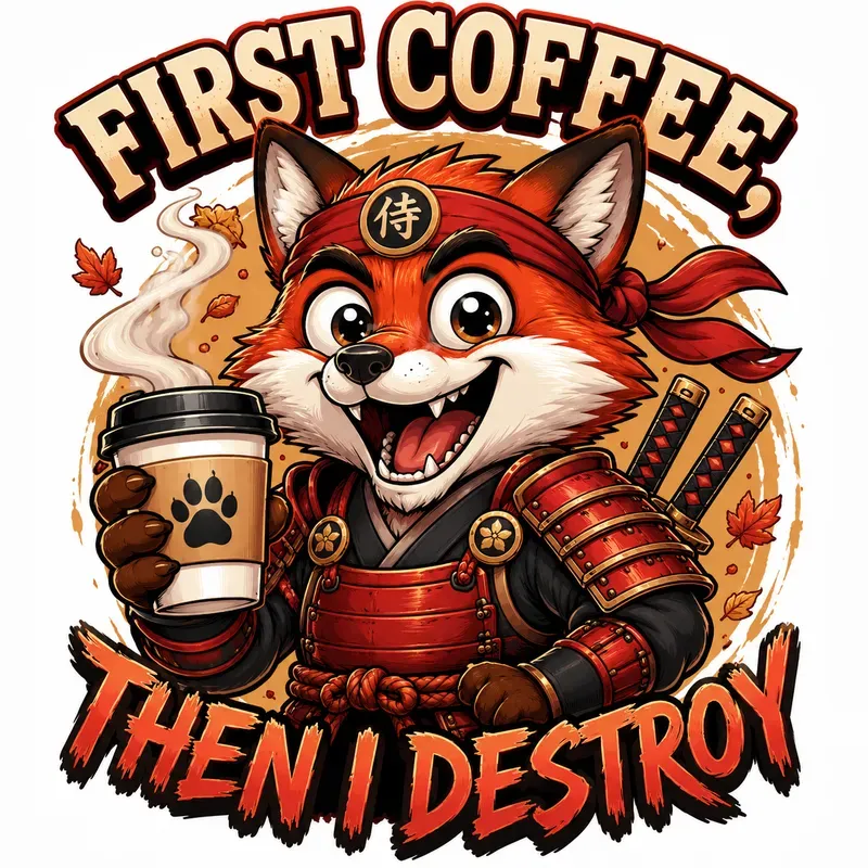 Coffee Mascot Tshirts