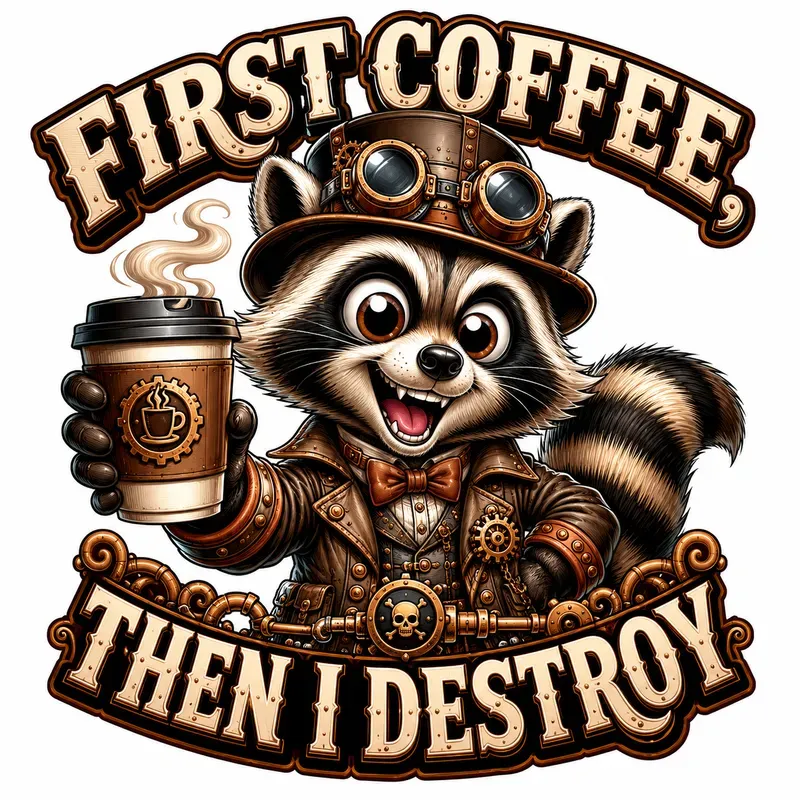 Coffee Mascot Tshirts