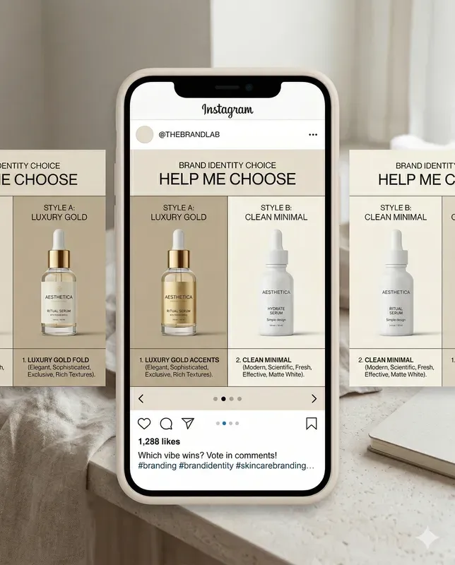Minimalist Brand Identity Carousels