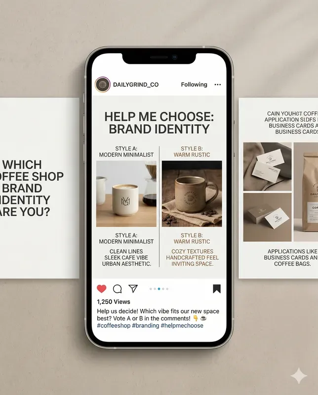 Minimalist Brand Identity Carousels