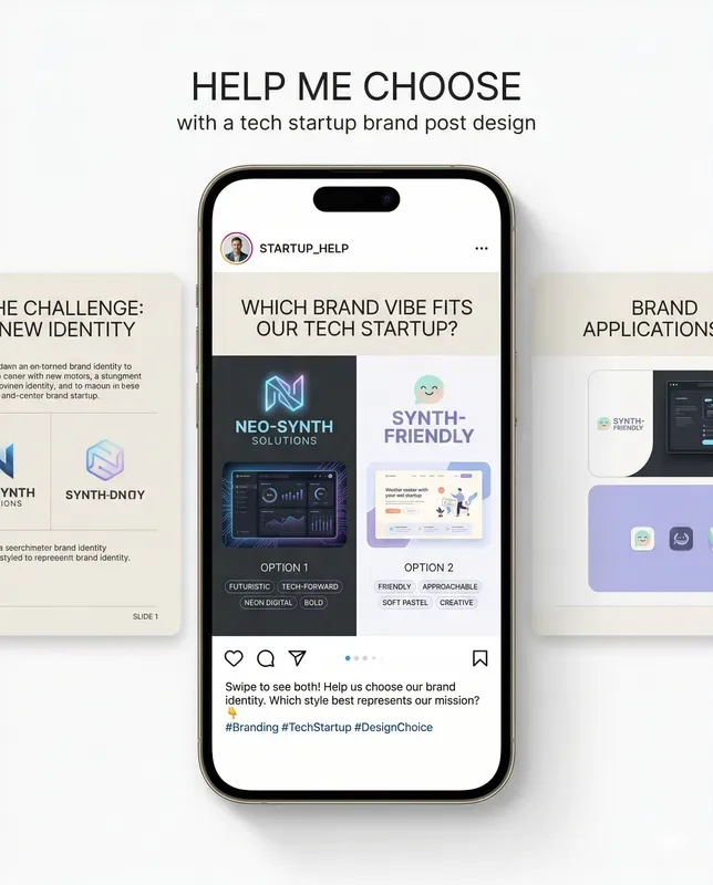 Minimalist Brand Identity Carousels