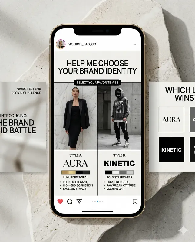 Minimalist Brand Identity Carousels