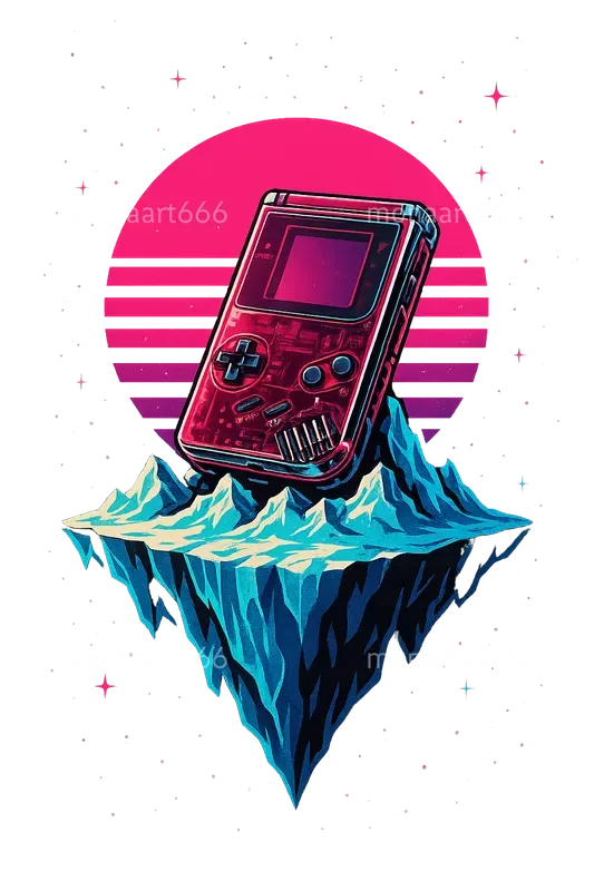 Neon Cosmic Nostalgia