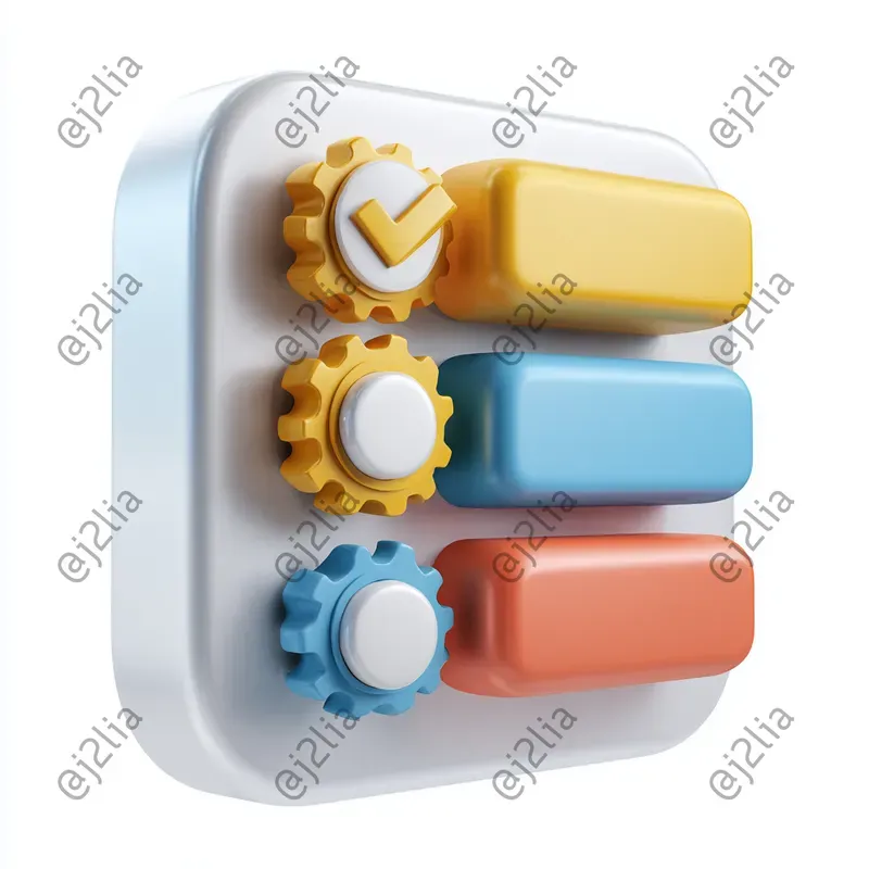 Photorealistic 3D Software Icons