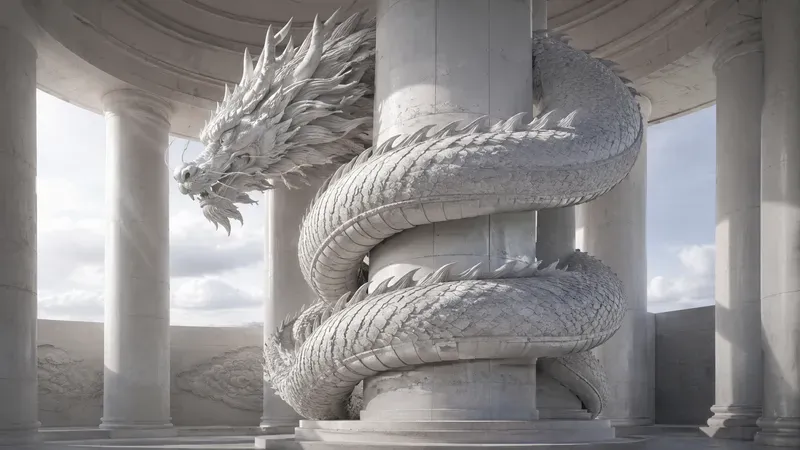 Timeless White Concrete Statue Creators