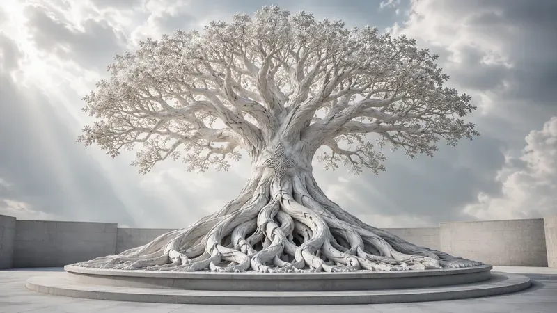 Timeless White Concrete Statue Creators