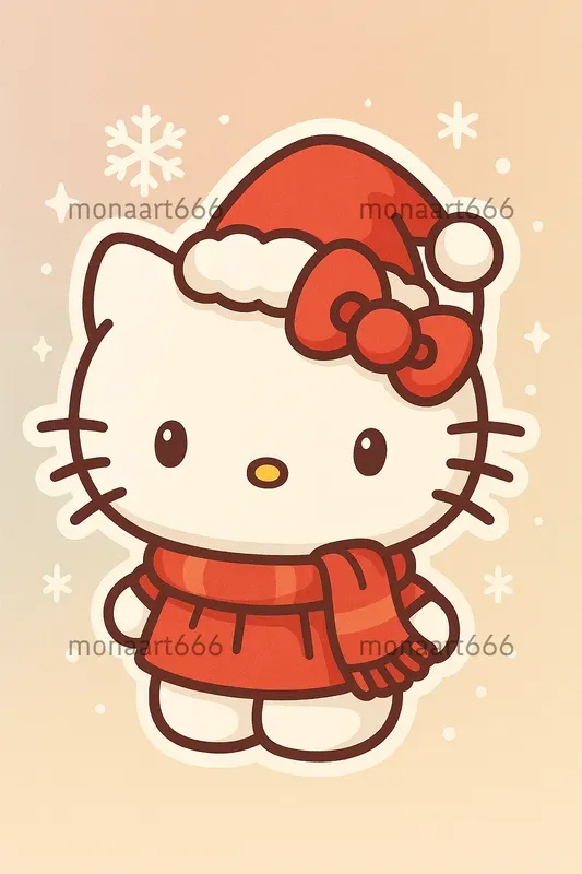 Kawaii Holiday Sticker Generators
