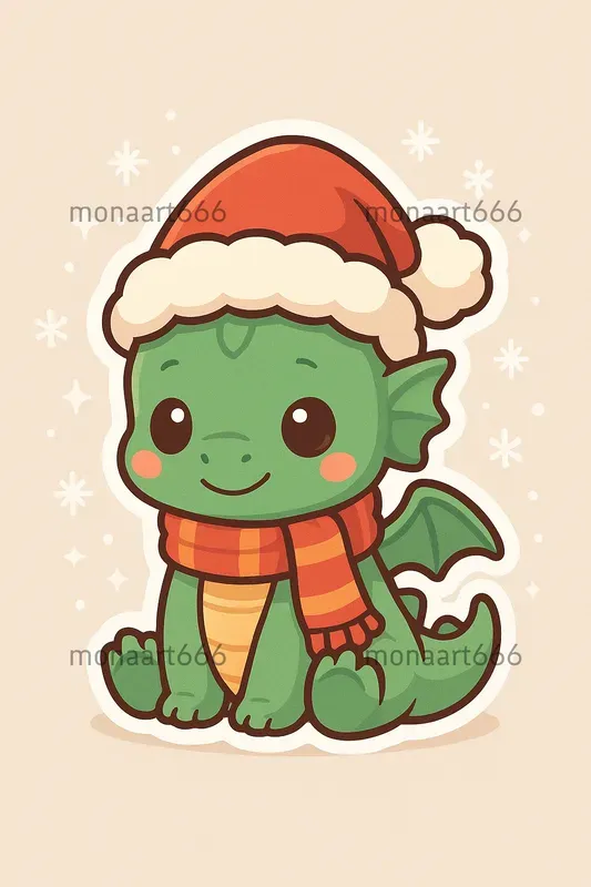 Kawaii Holiday Sticker Generators