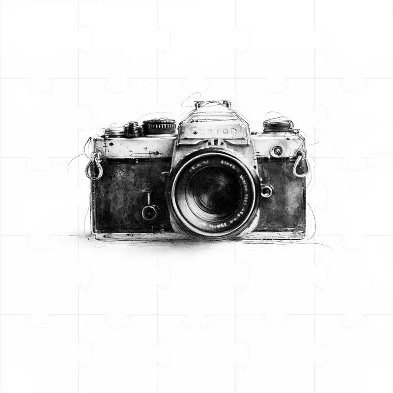 Monochrome Dream Object Sketches