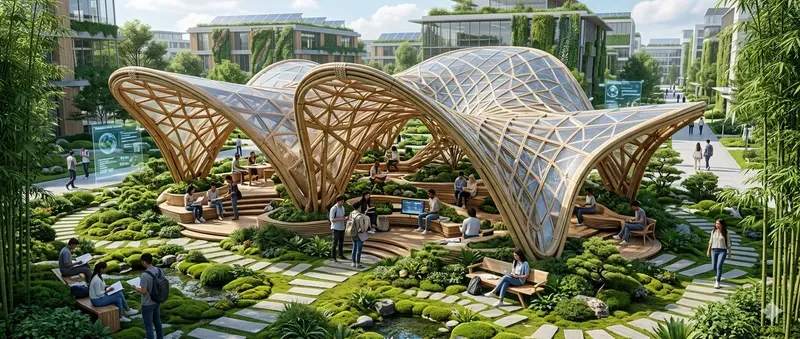 Solarpunk Pavilion Visual Systems