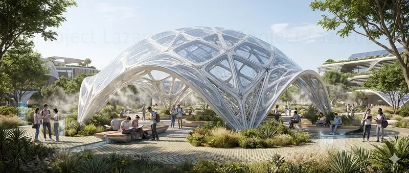 Solarpunk Pavilion Visual Systems