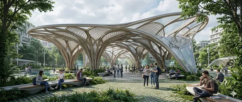 Solarpunk Pavilion Visual Systems