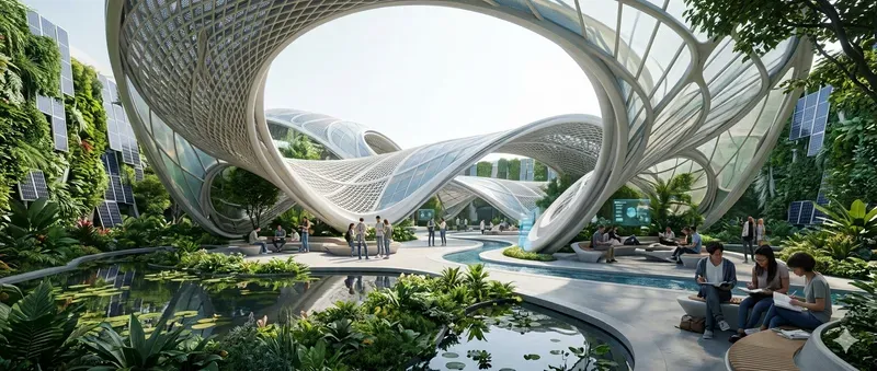 Solarpunk Pavilion Visual Systems