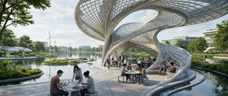 Solarpunk Pavilion Visual Systems