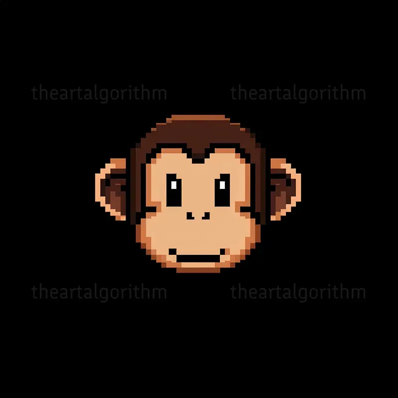Playful 2D Icon Designs Black Backgrounds