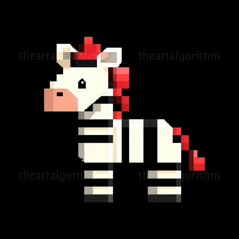 Playful 2D Icon Designs Black Backgrounds