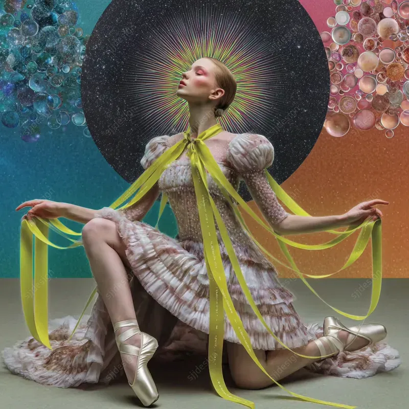 Dreamcore Psychedelic Portrait Art