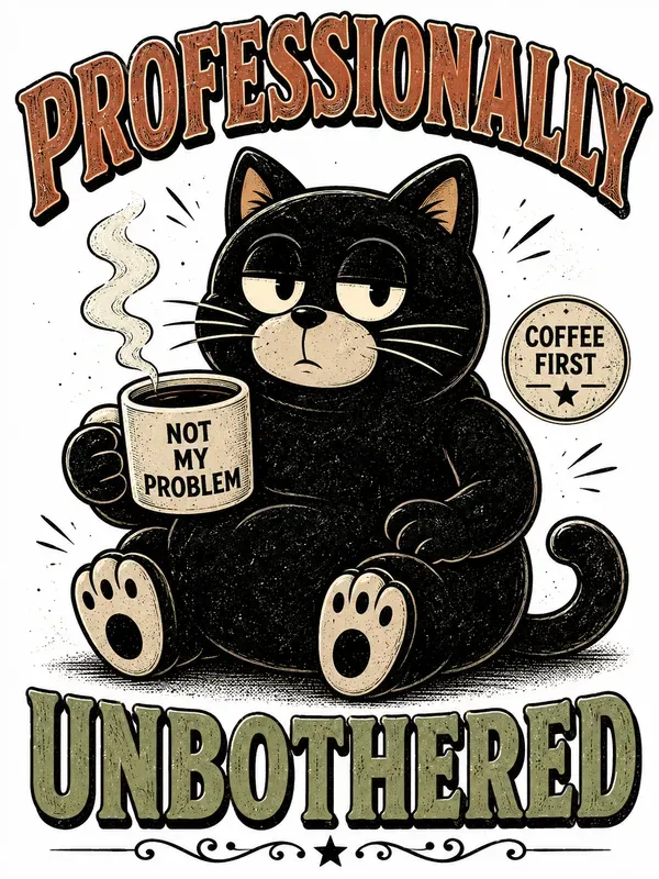 Sarcastic Vintage Mascot Tshirt Cliparts