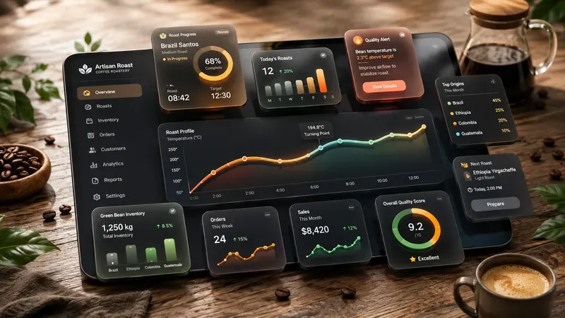 Claymorphic 3D Tablet Dashboard Mockups
