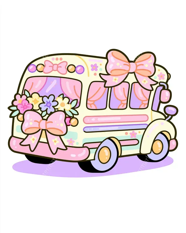 Pastel Coquette Back To School Cliparts